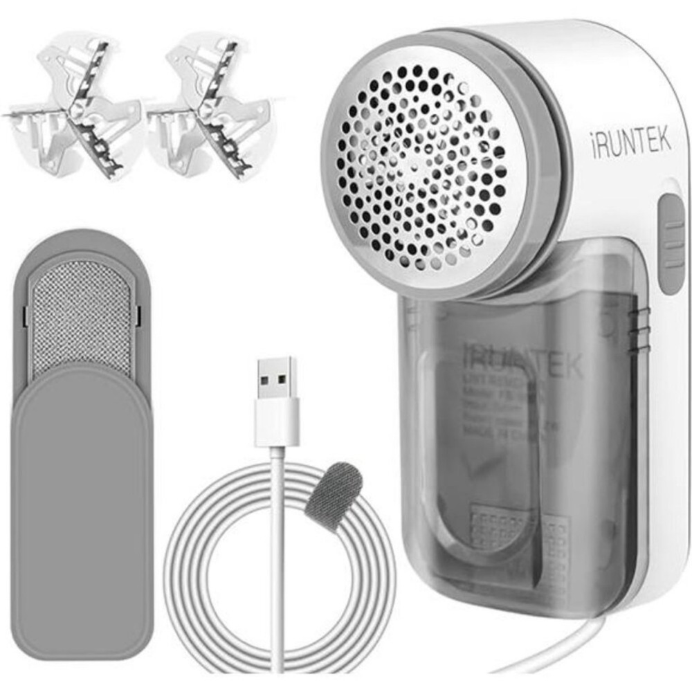 Fabric Lint Remover Wired Use, USB Powered Shaver and Lint Brush 2 in 1
